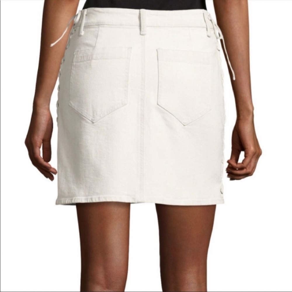 ALC Denim Lace Up Skirt - Picture 4 of 13